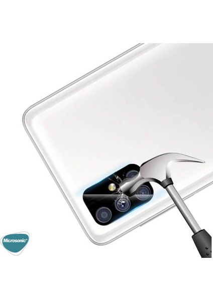 Samsung Galaxy A51 Kamera Lens Koruma Camı V2 Siyah