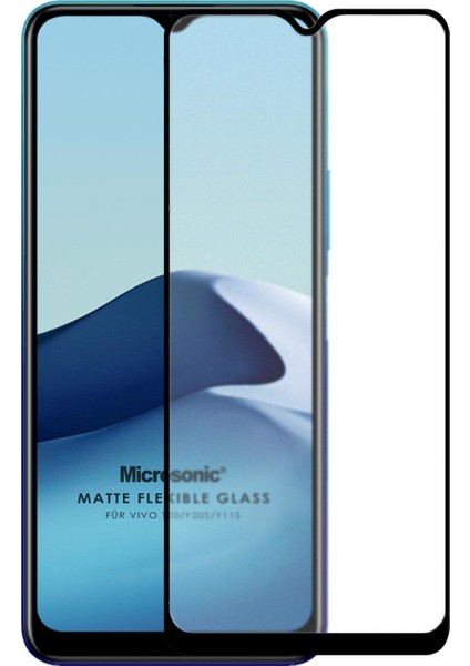 Vivo Y20 Seramik Matte Flexible Ekran Koruyucu Siyah