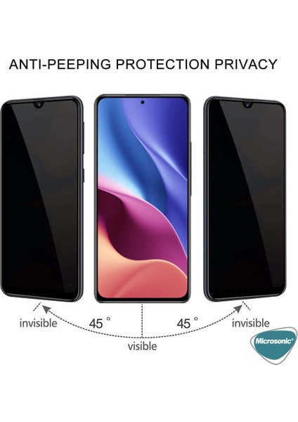Xiaomi Mi 11I Privacy 5d Gizlilik Filtreli Cam Ekran Koruyucu Siyah fiyatları