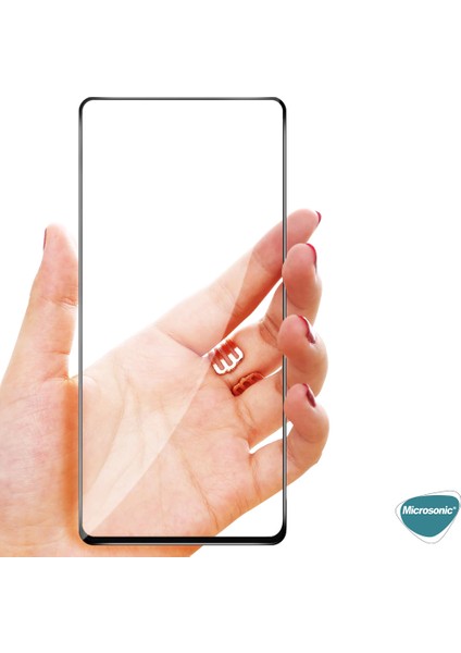 Xiaomi Mi 11I Tam Kaplayan Temperli Cam Ekran Koruyucu Siyah