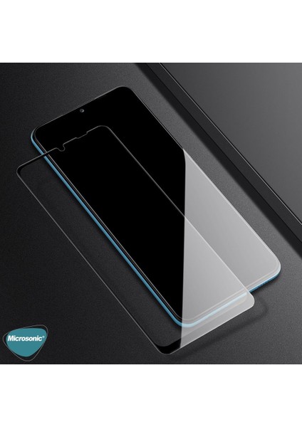 Realme C25 Tam Kaplayan Temperli Cam Ekran Koruyucu Siyah