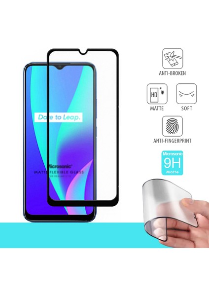 Realme C15 Seramik Matte Flexible Ekran Koruyucu Siyah fiyatları