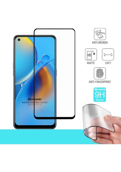 Oppo A74 4g Seramik Matte Flexible Ekran Koruyucu Siyah fiyatları