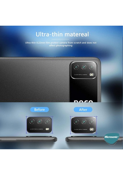 Xiaomi Poco M3 Kamera Lens Koruma Camı indirimleri