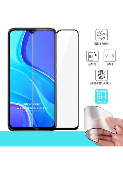 Xiaomi Redmi Note 9 4g Seramik Matte Flexible Ekran Koruyucu Siyah fiyatları