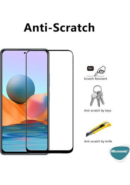 Xiaomi Redmi Note 10 5g Tam Kaplayan Temperli Cam Ekran Koruyucu Siyah indirimleri
