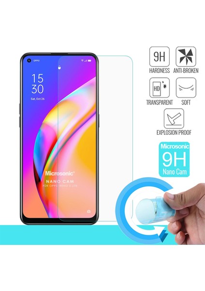 Oppo Reno 5 Lite Nano Glass Cam Ekran Koruyucu fiyatları