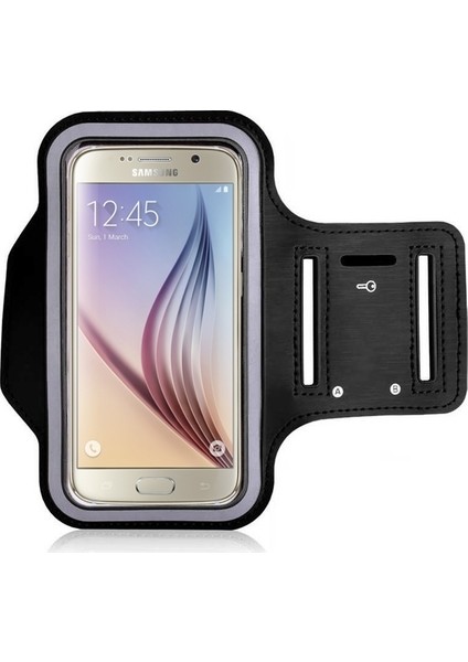 Samsung Galaxy S6 Kılıf Kol Bandı Spor Koşu Bisiklet Fitness Telefon Kılıfı 5.1"