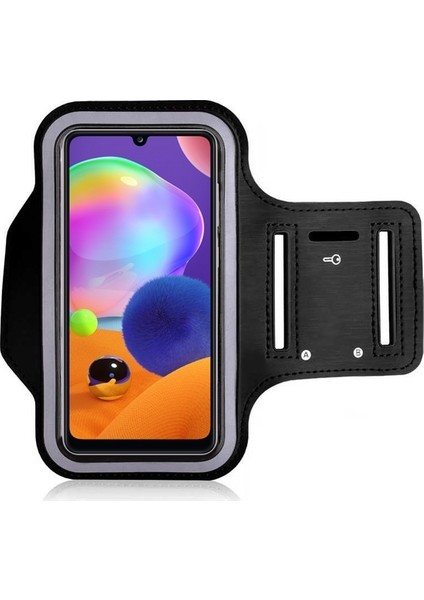 Samsung Galaxy A31 Kılıf Kol Bandı Spor Koşu Bisiklet Fitness Telefon Kılıfı 6.4"