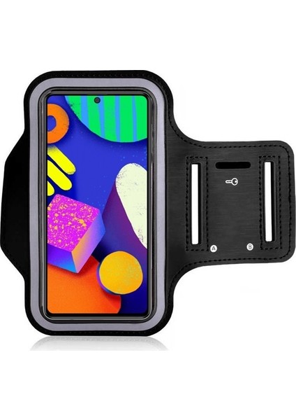 Samsung Galaxy F62 Kılıf Kol Bandı Spor Koşu Bisiklet Fitness Telefon Kılıfı 6.7"