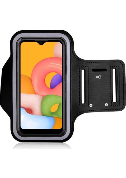 Samsung Galaxy A01 Kılıf Kol Bandı Spor Koşu Bisiklet Fitness Telefon Kılıfı 5.70"