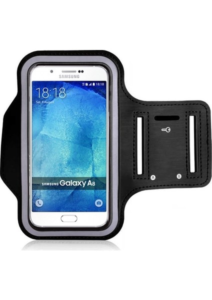 Samsung Galaxy A8 Kılıf Kol Bandı Spor Koşu Bisiklet Fitness Telefon Kılıfı 5.70"