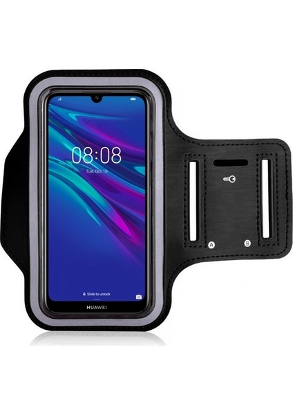 Huawei Y6 2019 Kılıf Kol Bandı Spor Koşu Bisiklet Fitness Telefon Kılıfı 6.09"