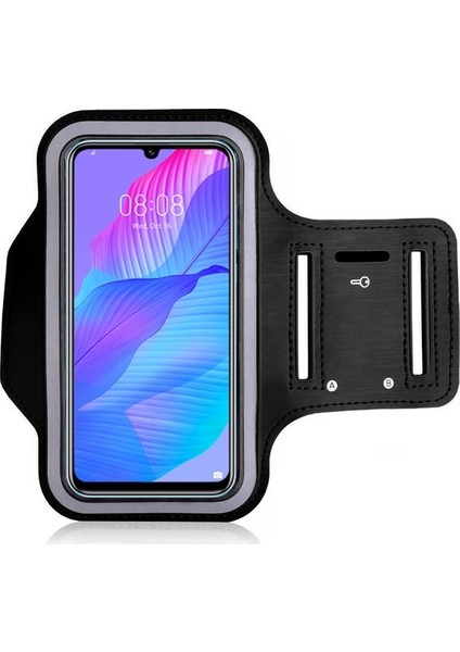 Huawei Y8P Kılıf Kol Bandı Spor Koşu Bisiklet Fitness Telefon Kılıfı 6.3"