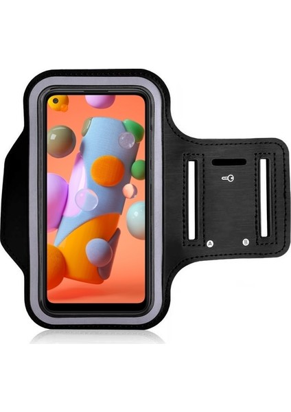 Samsung Galaxy A11 Kılıf Kol Bandı Spor Koşu Bisiklet Fitness Telefon Kılıfı 6.4"