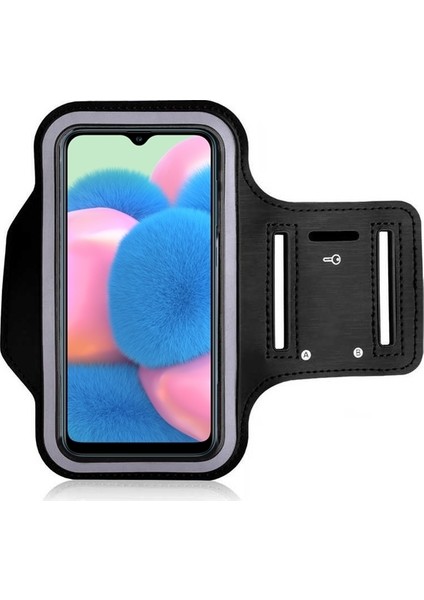 Samsung Galaxy A30S Kılıf Kol Bandı Spor Koşu Bisiklet Fitness Telefon Kılıfı 6.4"