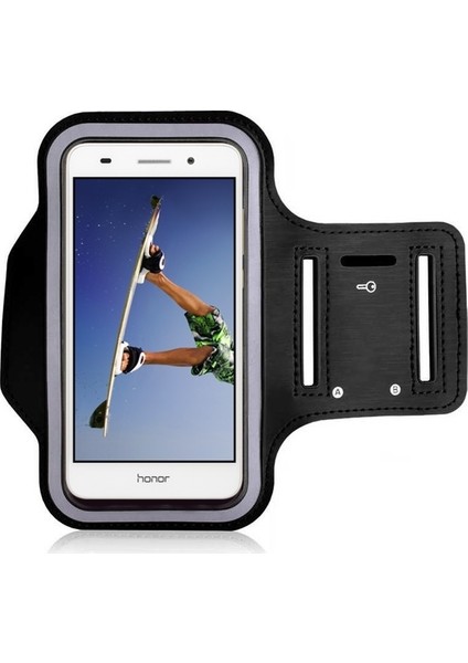 Huawei Honor 5A Kılıf Kol Bandı Spor Koşu Bisiklet Fitness Telefon Kılıfı 5.5"