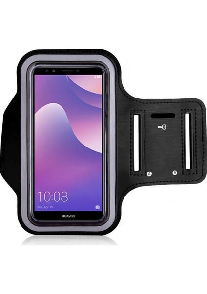 Huawei Y7 2018 Kılıf Kol Bandı Spor Koşu Bisiklet Fitness Telefon Kılıfı 5.99"