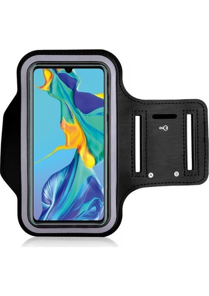 Huawei P30 Kılıf Kol Bandı Spor Koşu Bisiklet Fitness Telefon Kılıfı 6.1"