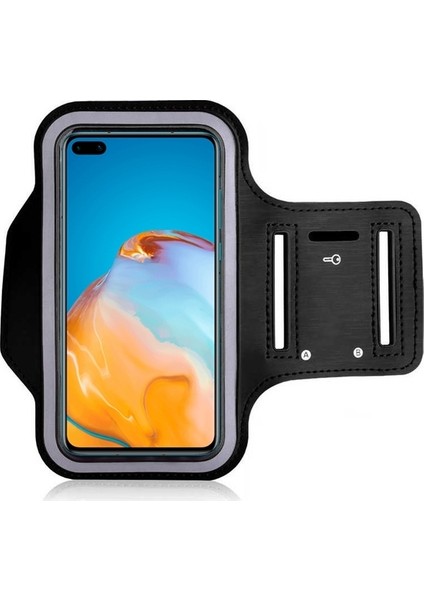 Huawei P40 Kılıf Kol Bandı Spor Koşu Bisiklet Fitness Telefon Kılıfı 6.1"