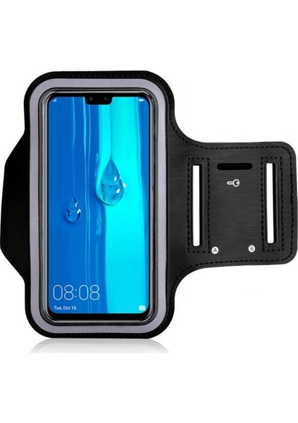 Huawei Y9 2019 Kılıf Kol Bandı Spor Koşu Bisiklet Fitness Telefon Kılıfı 6.5"
