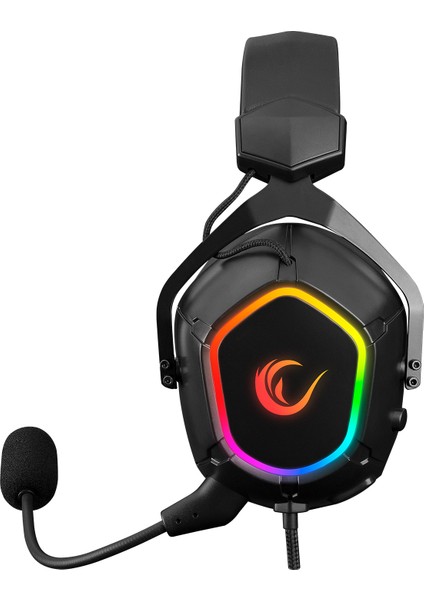 Rx7 Combat Siyah Rgb Çıkarılabilir Mikrofonlu 7.1 Gaming Oyuncu Kulaklığı