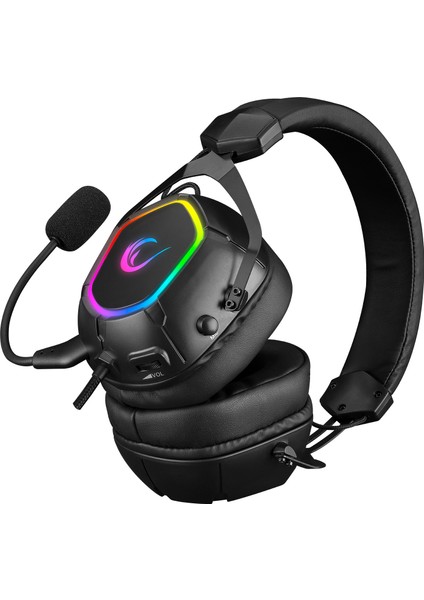 Rx7 Combat Siyah Rgb Çıkarılabilir Mikrofonlu 7.1 Gaming Oyuncu Kulaklığı