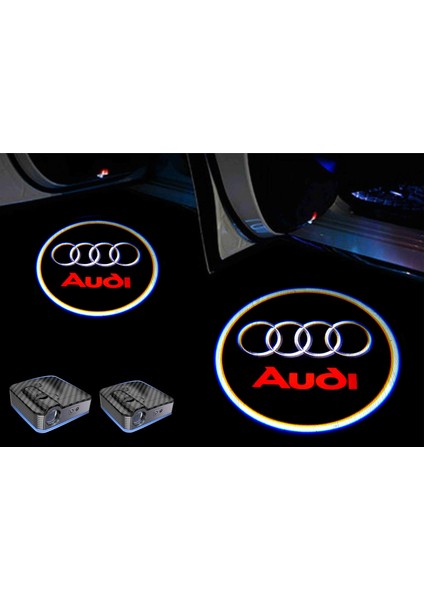 Audı Kapı Altı Logo LED Hayalet Logo Kutu Içeriği 2 Adet fiyatları