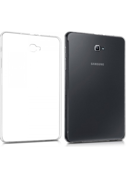 Samsung Galaxy T580 Tab A 10.1 2016 Uyumlu Şeffaf Silikon Kılıf