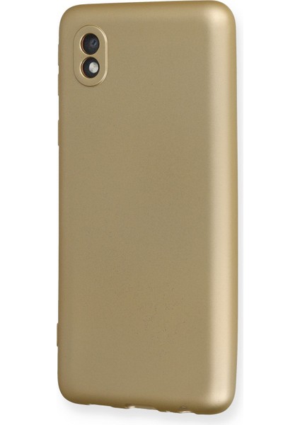 Samsung Galaxy A01 Core Kılıf Yumuşak Dokulu Silikon - Gold fiyatları