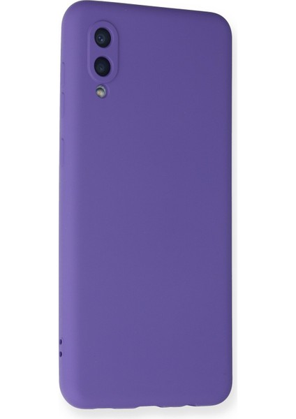 Samsung Galaxy A02 Kılıf Nano Içi Kadife Silikon - Mor fiyatları