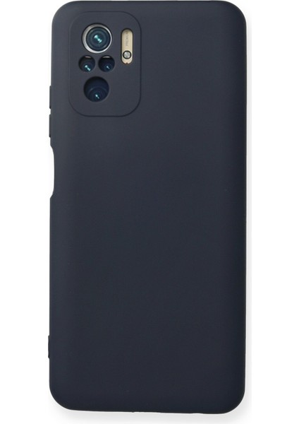 Xiaomi Redmi Note 10S Kılıf Nano Içi Kadife Silikon - Lacivert