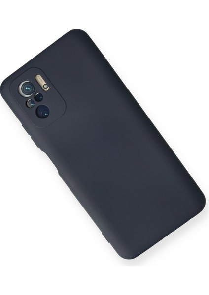 Xiaomi Redmi Note 10S Kılıf Nano Içi Kadife Silikon - Lacivert modelleri