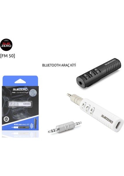 Wireless 4.1 Araç Kiti Subzero FM50