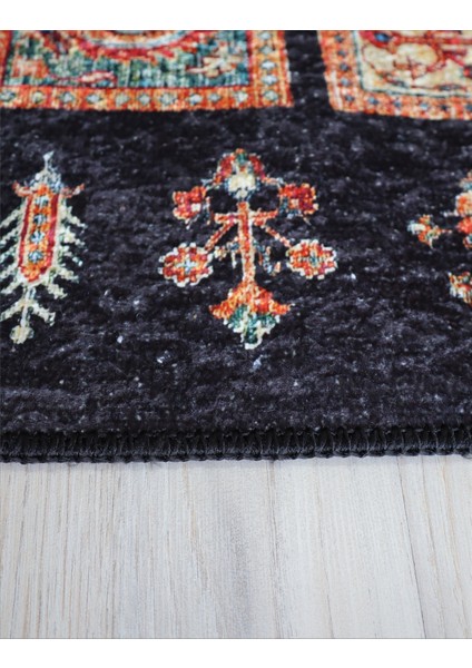 Arte Halı Dekoratif Örgü Saçaklı Salon Halısı Makinada Yıkanabilir Kaymaz Taban Kilim Koridor Yolluk