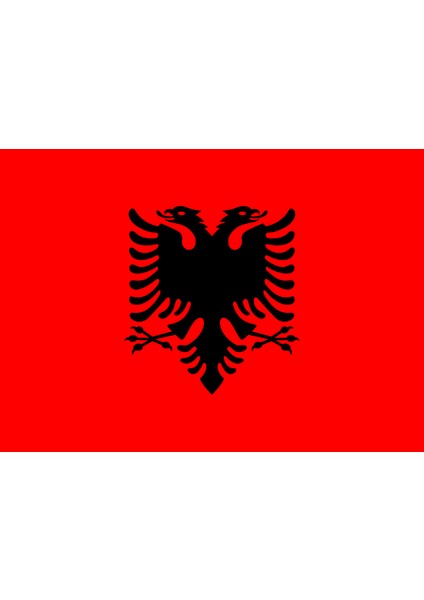 Arnavutluk Bayrağı, Albania Flag 150 x x 225 cm