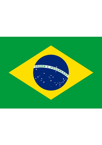 Brezilya Bayrağı, Brasil Flag 50 x 75 cm