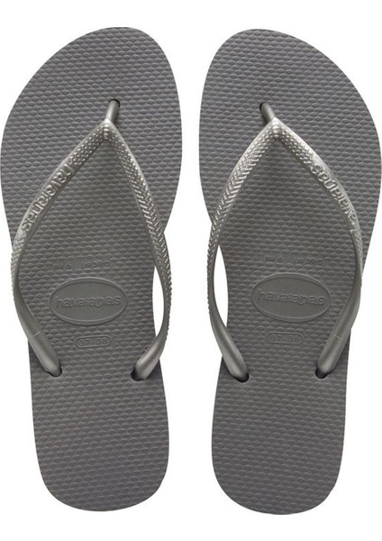 Havanias Slim Steel Grey Gri Kadın Terlik 4000030-5178