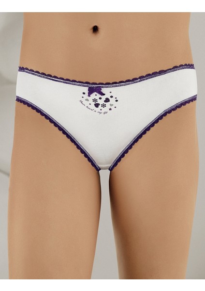 Kadın Külot Beyaz D-3067