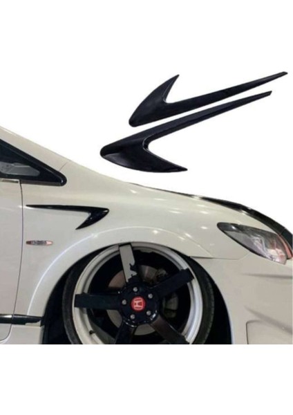 Opel Corsa B Çamurluk Venti (Sağ - Sol) Parlak Siyah
