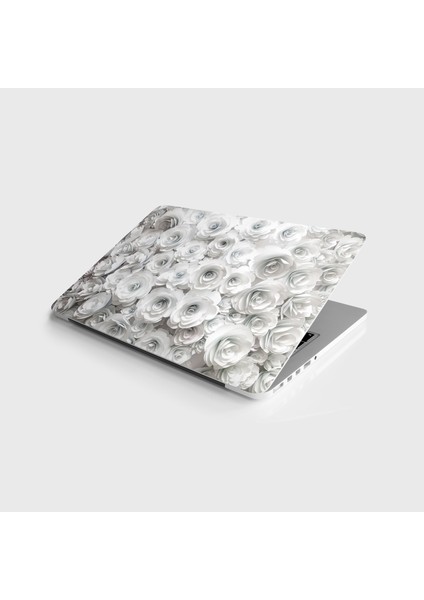Laptop Sticker Notebook Pc Kaplama Etiketi 3D Metal Çiçek