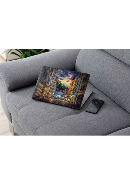 Laptop Sticker Notebook Pc Kaplama Etiketi Cadde