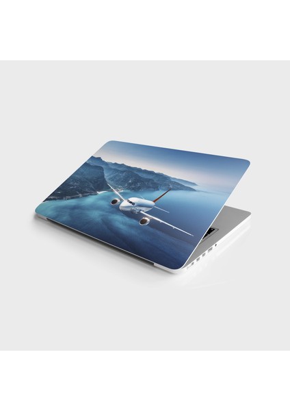 Laptop Sticker Notebook Pc Kaplama Etiketi Uçak Deniz