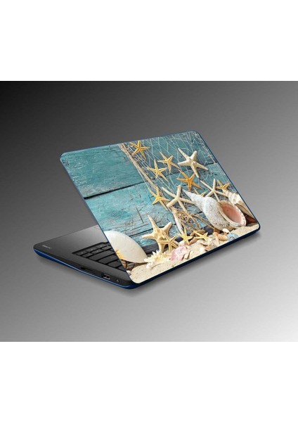 Laptop Sticker Notebook Pc Kaplama Etiketi Vintage Sea