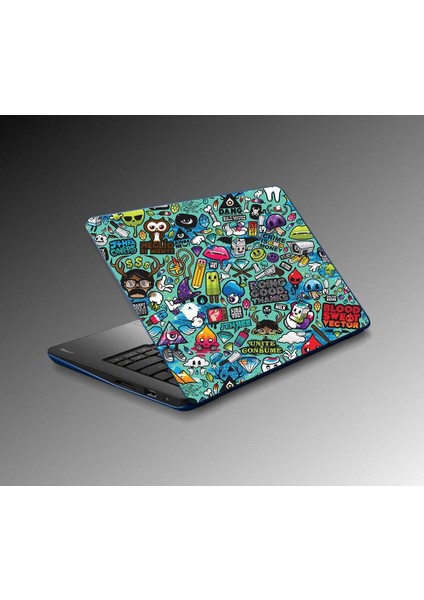 Laptop Sticker Notebook Pc Kaplama Etiketi Blood