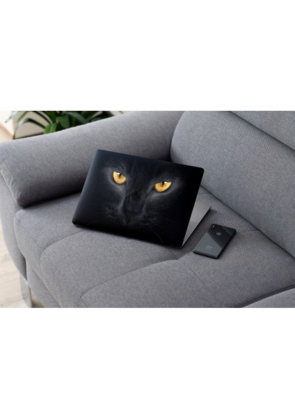 Laptop Sticker Notebook Pc Kaplama Etiketi Kedi Gözler fiyatları