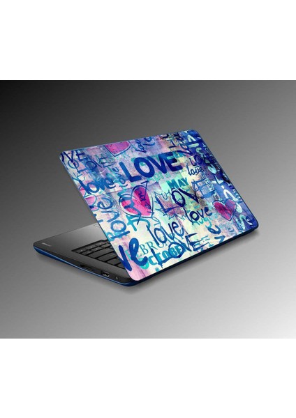 Laptop Sticker Notebook Pc Kaplama Etiketi Love