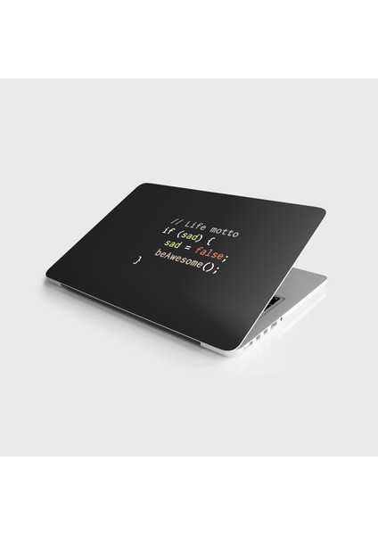 Laptop Sticker Notebook Pc Kaplama Etiketi Life Motto