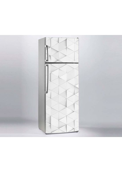 Buzdolabı Sticker Kaplama Dolap Kaplama Etiketi 3 Boyut Üçgen