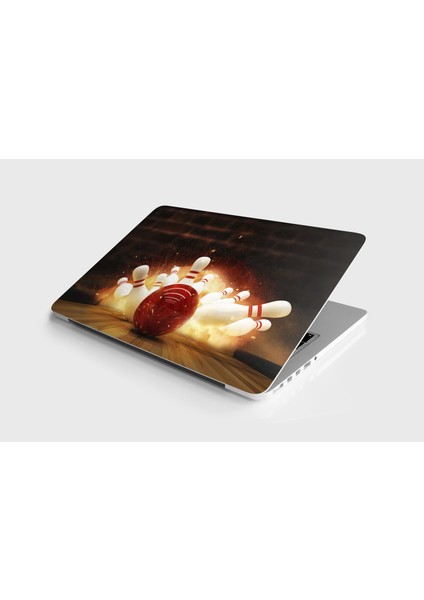 Laptop Sticker Notebook Pc Kaplama Etiketi Bowling